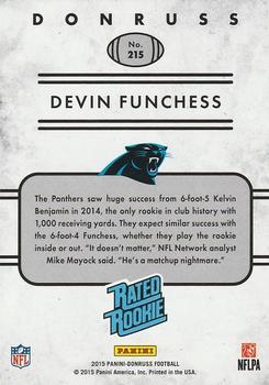 2015 Donruss - Stat Line Years #215 Devin Funchess Back