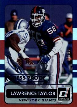 2015 Donruss - Press Proof Blue #171 Lawrence Taylor Front