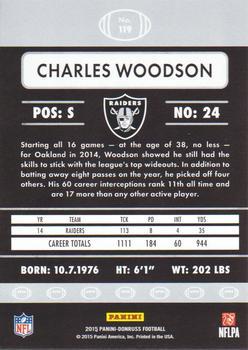 2015 Donruss - Press Proof Silver #119 Charles Woodson Back
