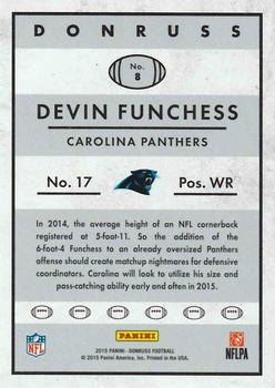 2015 Donruss - Throwback Rookies 1984 #8 Devin Funchess Back