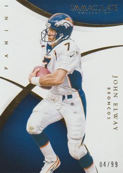 2015 Panini Immaculate Collection #63 John Elway Front