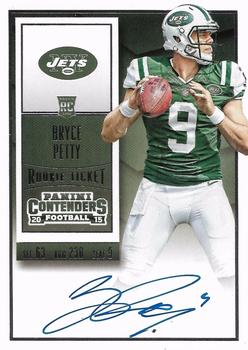 2015 Panini Contenders #205 Bryce Petty Front