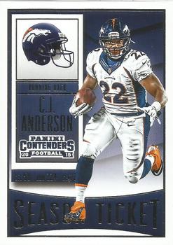 2015 Panini Contenders #2 C.J. Anderson Front