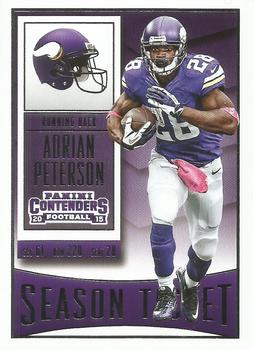 2015 Panini Contenders #71 Adrian Peterson Front