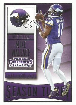 2015 Panini Contenders #72 Mike Wallace Front