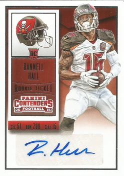 2015 Panini Contenders #156 Rannell Hall Front