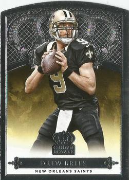 2015 Panini Crown Royale #52 Drew Brees Front