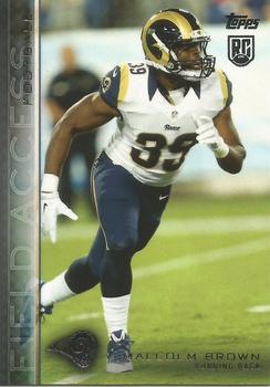 2015 Topps Field Access #8 Malcolm Brown Front