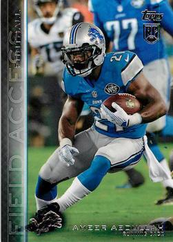 2015 Topps Field Access #70 Ameer Abdullah Front