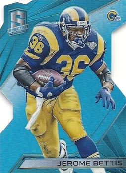 2015 Panini Spectra - Neon Blue Die Cut #53a Jerome Bettis Front
