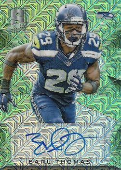 2015 Panini Spectra - Signatures Neon Green #S-ET Earl Thomas Front