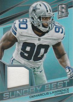 2015 Panini Spectra - Sunday Best Jerseys #SB-DL DeMarcus Lawrence Front