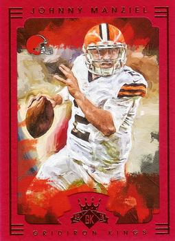 2015 Panini Gridiron Kings - Red Framed #4 Johnny Manziel Front