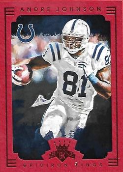 2015 Panini Gridiron Kings - Red Framed #6 Andre Johnson Front