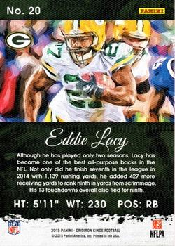 2015 Panini Gridiron Kings - Red Framed #20 Eddie Lacy Back