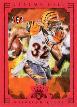 2015 Panini Gridiron Kings - Red Framed #24 Jeremy Hill Front