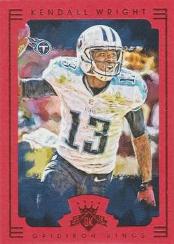 2015 Panini Gridiron Kings - Red Framed #33 Kendall Wright Front