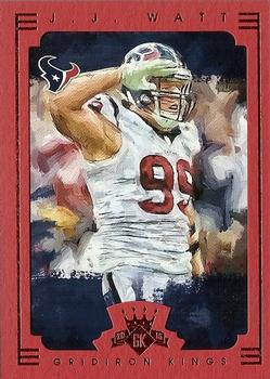 2015 Panini Gridiron Kings - Red Framed #41 J.J. Watt Front