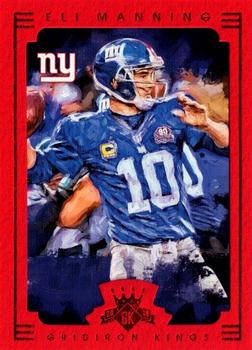 2015 Panini Gridiron Kings - Red Framed #43 Eli Manning Front