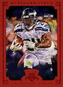 2015 Panini Gridiron Kings - Red Framed #62 Marshawn Lynch Front