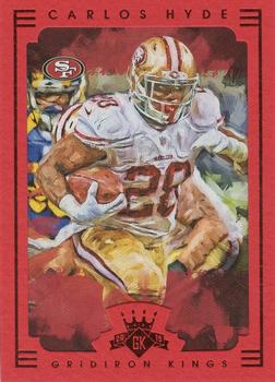2015 Panini Gridiron Kings - Red Framed #73 Carlos Hyde Front