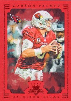 2015 Panini Gridiron Kings - Red Framed #76 Carson Palmer Front