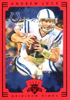 2015 Panini Gridiron Kings - Red Framed #84 Andrew Luck Front
