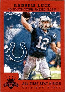 2015 Panini Gridiron Kings - Red Framed #198 Andrew Luck Front