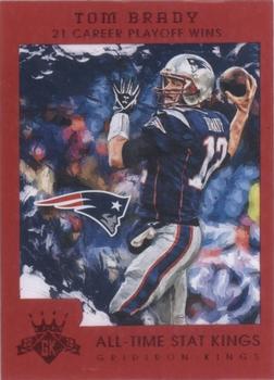 2015 Panini Gridiron Kings - Red Framed #200 Tom Brady Front