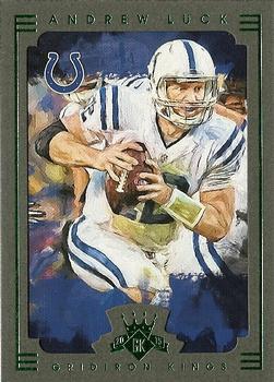 2015 Panini Gridiron Kings - Green Framed #84 Andrew Luck Front