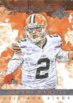 2015 Panini Gridiron Kings - Expressionists #EX3 Johnny Manziel Front