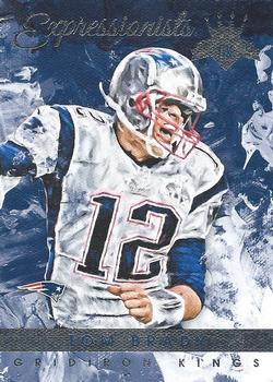 2015 Panini Gridiron Kings - Expressionists #EX6 Tom Brady Front