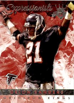 2015 Panini Gridiron Kings - Expressionists #EX8 Deion Sanders Front