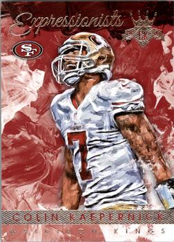 2015 Panini Gridiron Kings - Expressionists #EX16 Colin Kaepernick Front