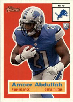 2015 Topps Heritage #8 Ameer Abdullah Front