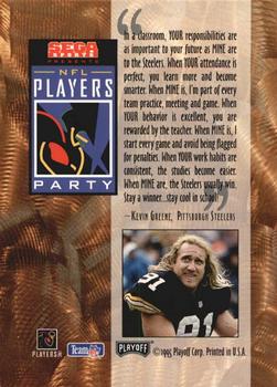 1996 Sega Sports NFL Players Party Super Bowl #NNO Kevin Greene Back