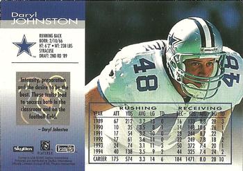 1996 Sega Sports NFL Players Party Super Bowl #NNO Daryl Johnston Back