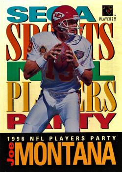 1996 Sega Sports NFL Players Party Super Bowl #NNO Joe Montana Front