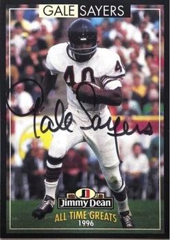 1996 Jimmy Dean All-Time Greats - Mail Away Autographs #3 Gale Sayers Front