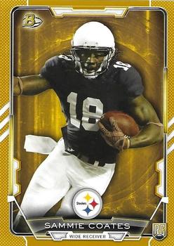 2015 Bowman - Rookies Gold #52 Sammie Coates Front