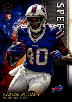2015 Topps Valor - Speed #185 Karlos Williams Front