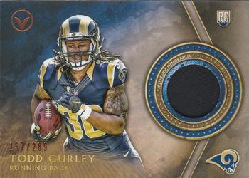 2015 Topps Valor - Patches #VP-TG Todd Gurley Front