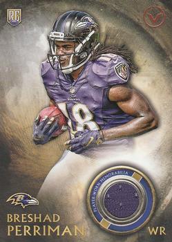 2015 Topps Valor - Rookie Relics #VRR-BP Breshad Perriman Front