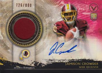 2015 Topps Valor - Shield of Honor Autograph Patches #SHA-JC Jamison Crowder Front