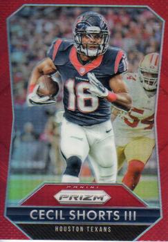 2015 Panini Prizm - Red Prizm #127 Cecil Shorts III Front