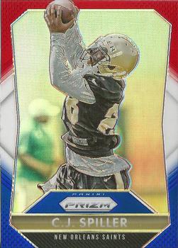 2015 Panini Prizm - Red, White, and Blue Prizm #97 C.J. Spiller Front