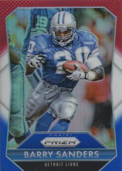 2015 Panini Prizm - Red, White, and Blue Prizm #146 Barry Sanders Front