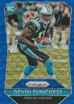2015 Panini Prizm - Blue Wave Prizm #229 Devin Funchess Front