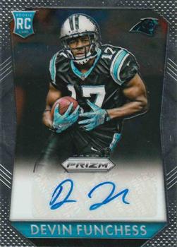 2015 Panini Prizm - Rookie Signatures #RS-DF Devin Funchess Front