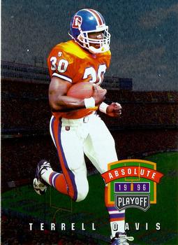1996 Playoff Absolute - Samples #NNO Terrell Davis Front